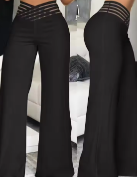 Women Flared Pants Elegant