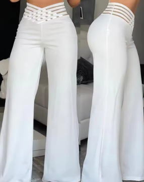 Women Flared Pants Elegant